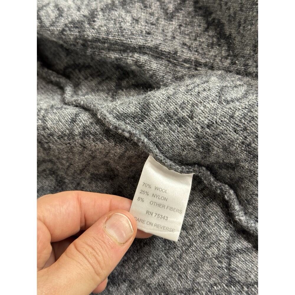 Chiaramente Sweater Women Cardigan Large Open Jacket Pullover Italy Wool A7 - Picture 6 of 10